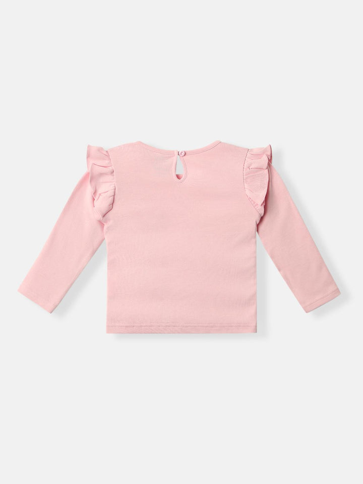 NautiNati Disney Daisy Baby Girls Pink Pure Cotton T Shirt