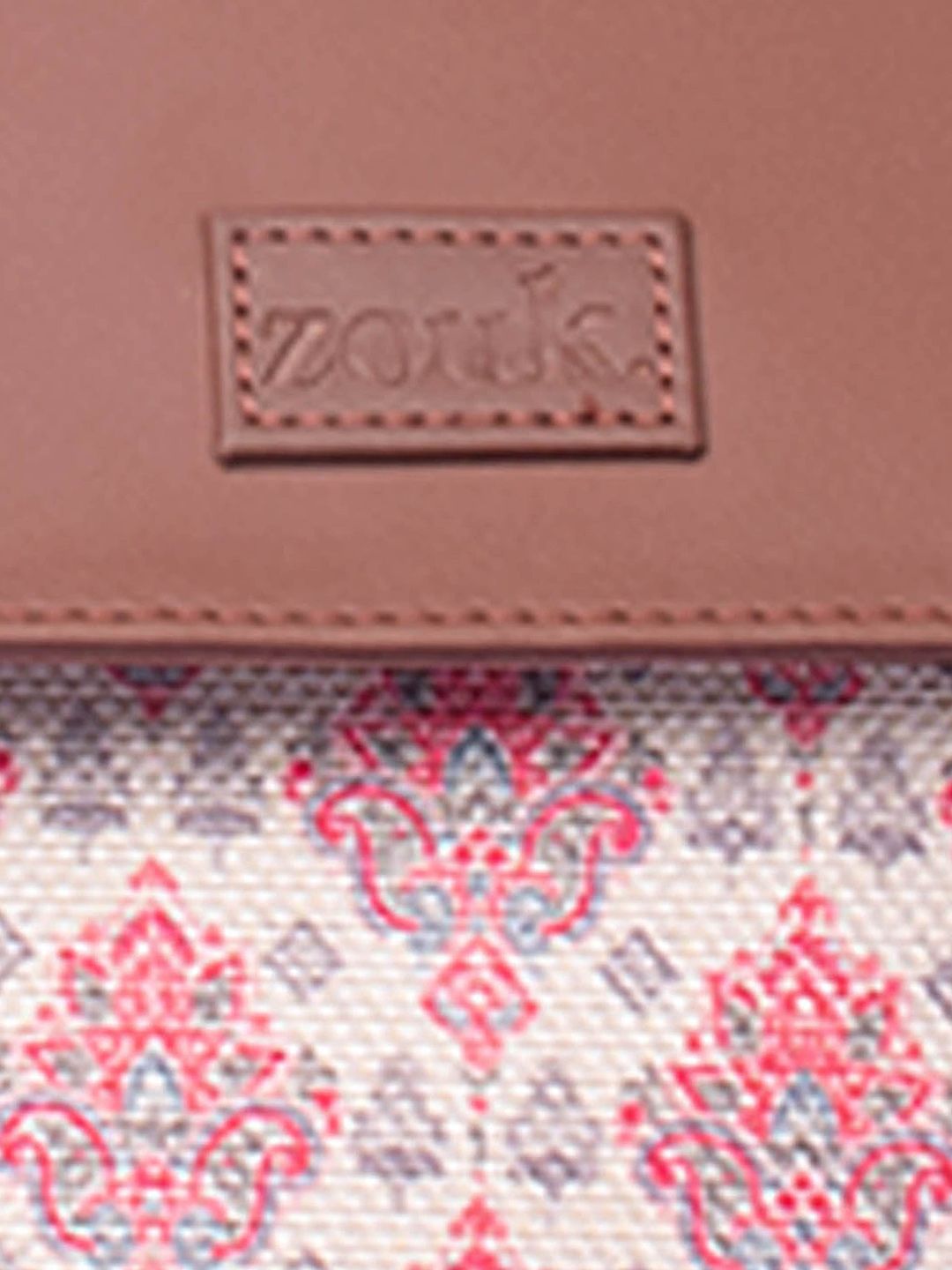 ZOUK Floral Printed Swagger Sling Bag With Pouch
