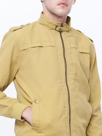 HIGHLANDER Men Khaki Solid Bomber