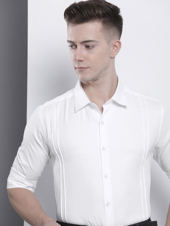 The Indian Garage Co. X Luxe Men Slim Fit Opaque Formal Shirt