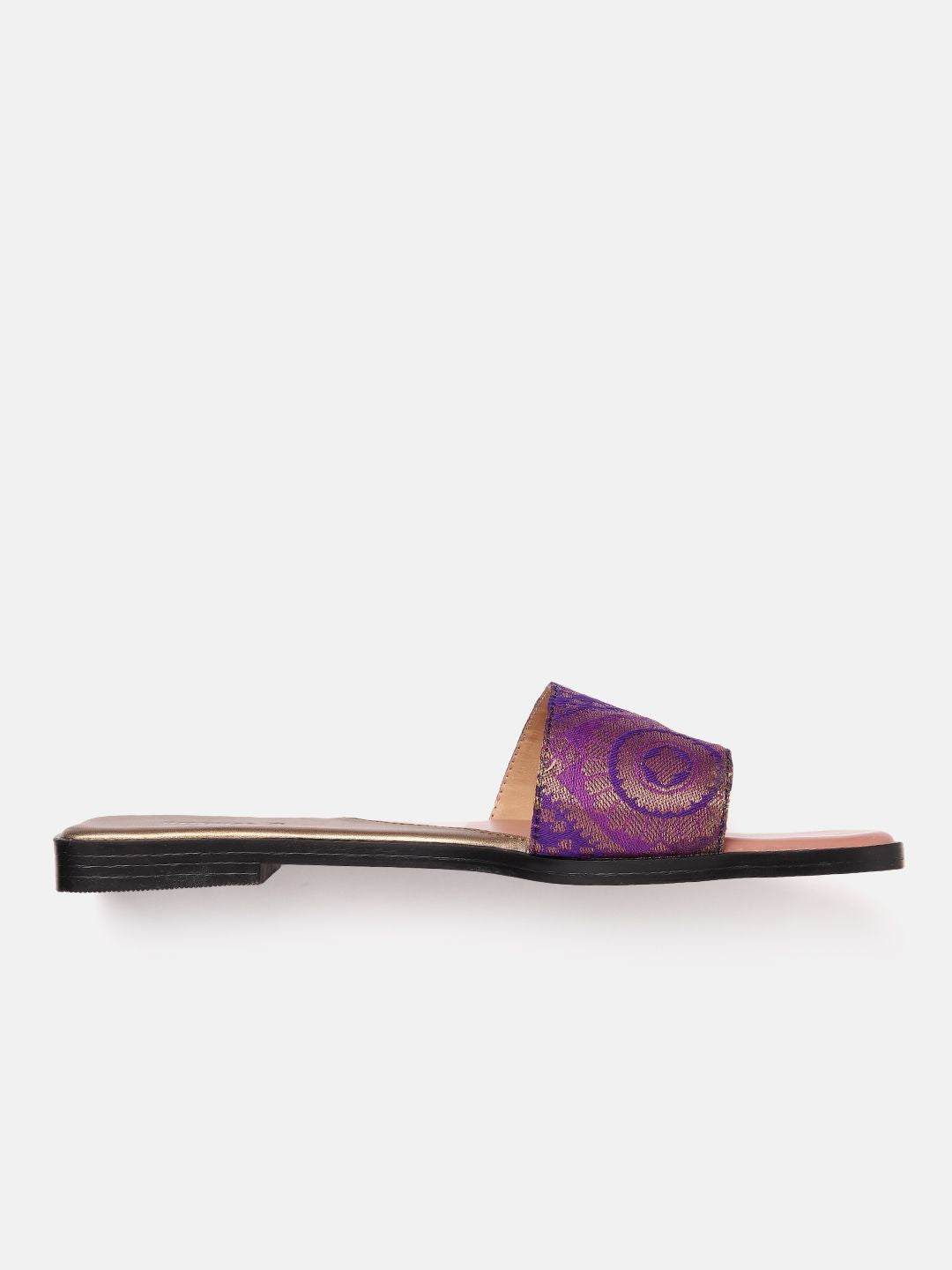 Anouk Women Woven Design Ethnic One Toe Flats