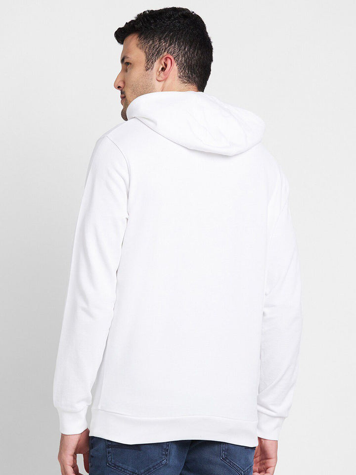 Being Human Typography Printed Hooded Cotton Pullover