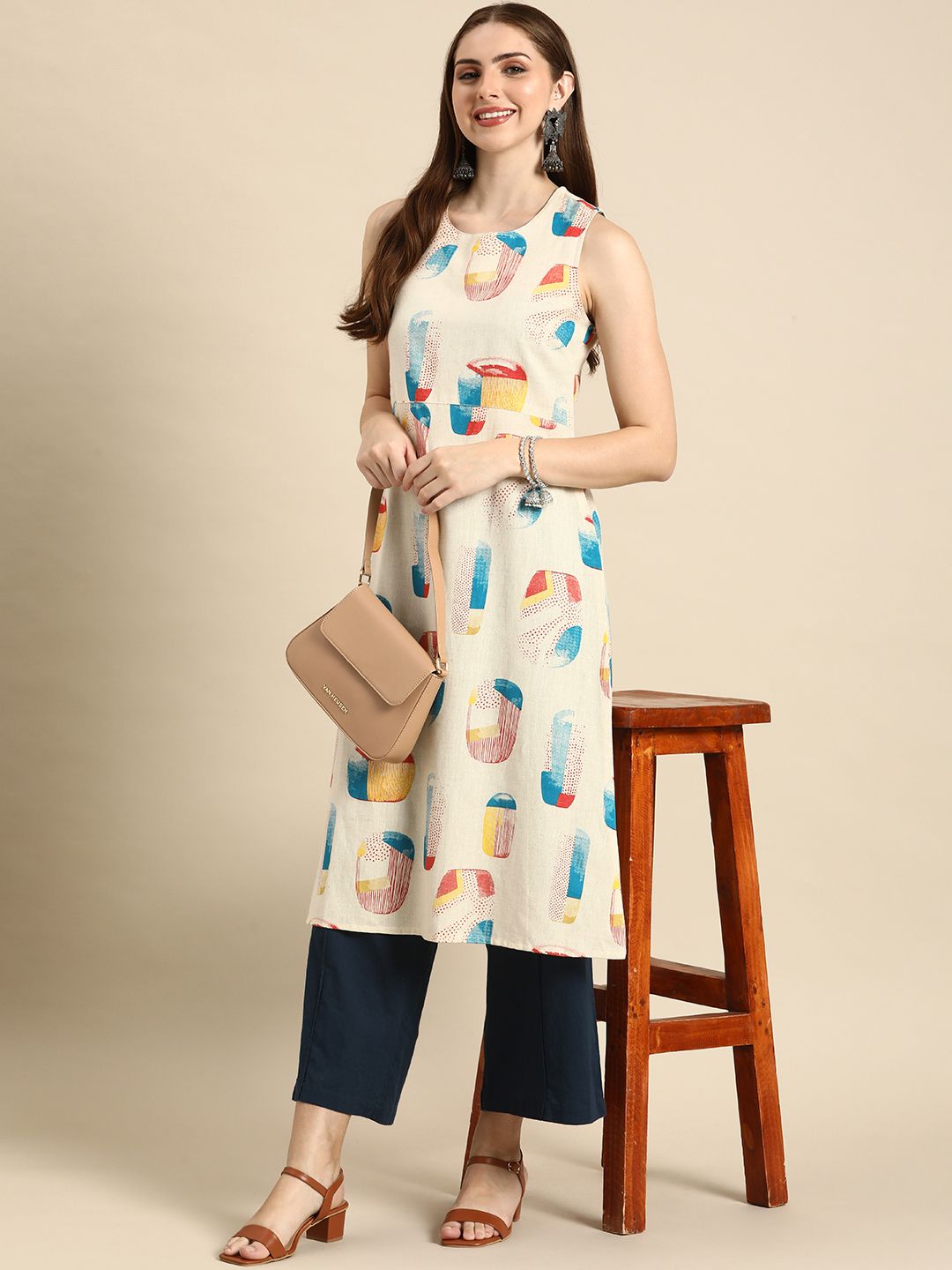 Anouk Printed Quirky Kurta