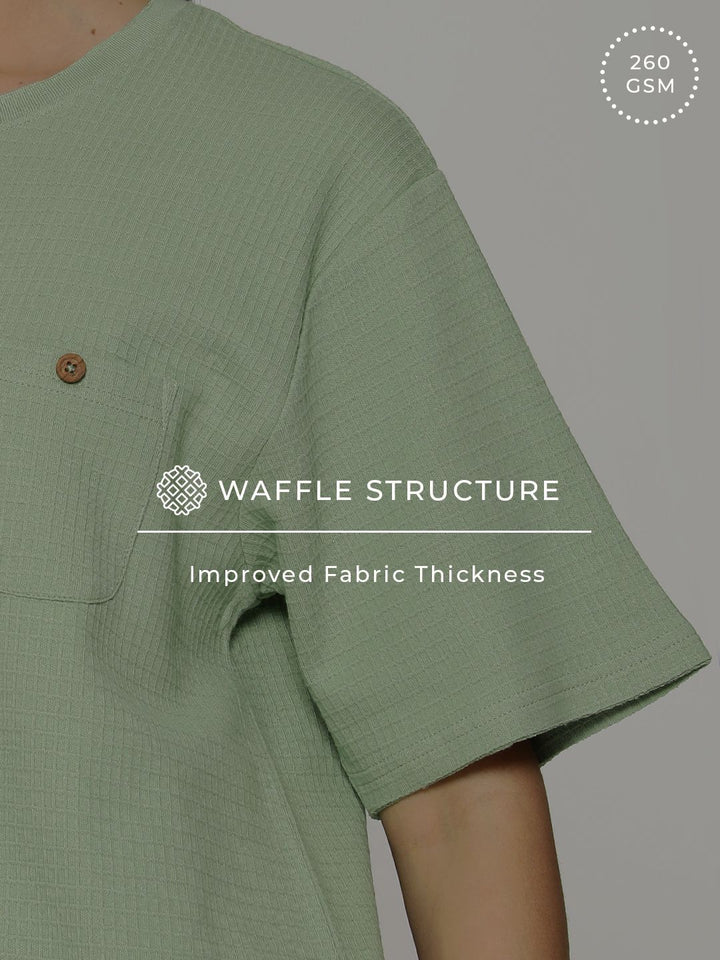 DILLINGER Women Self Design Oversized T-shirt