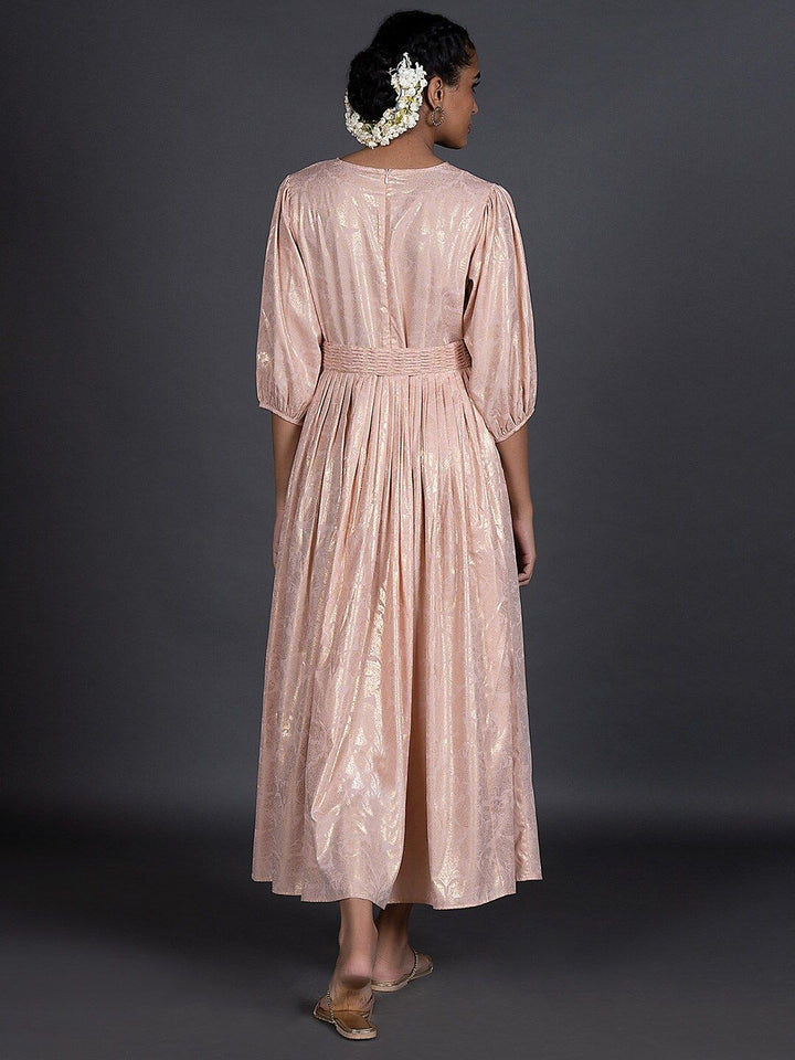 W Pink Ethnic Maxi Maxi Dress