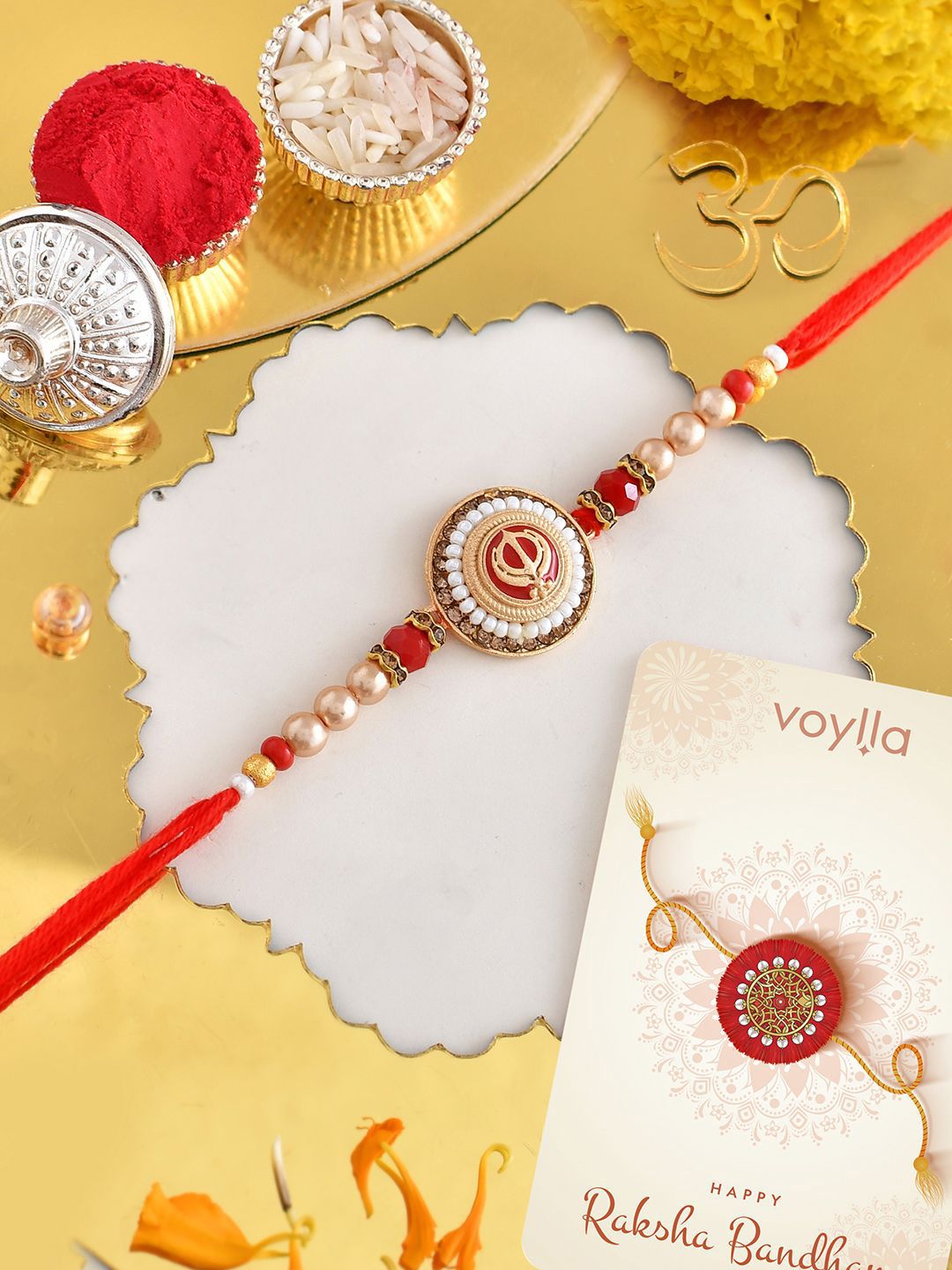 Voylla Beaded Thread Rakhis