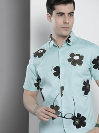 The Indian Garage Co Men Regular Fit Floral Printed Resortwear Shirt