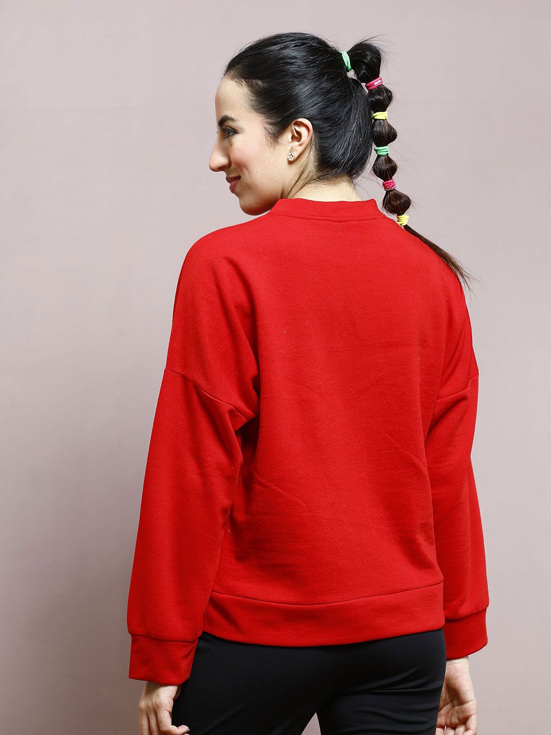 Athena Women Embroidered Pullover Sweatshirt