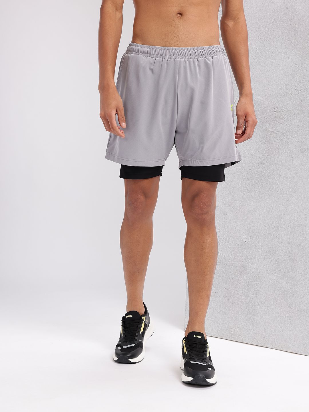 HRX by Hrithik Roshan Men Running Shorts with Attached Inner