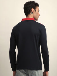 Difference Of Opinion Men Long Sleeve Regular Fit Polo Tshirt