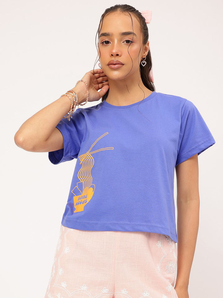 DressBerry Chill Mode Printed T-shirt
