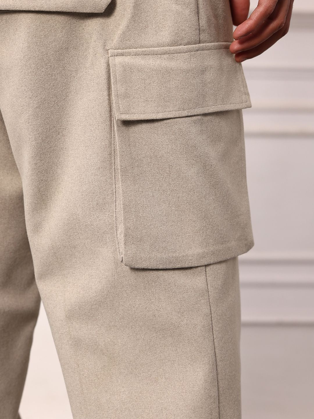 Mr Bowerbird Men Oversized Fit Pleated Cargos