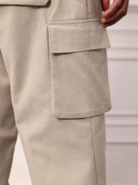 Mr Bowerbird Men Oversized Fit Pleated Cargos