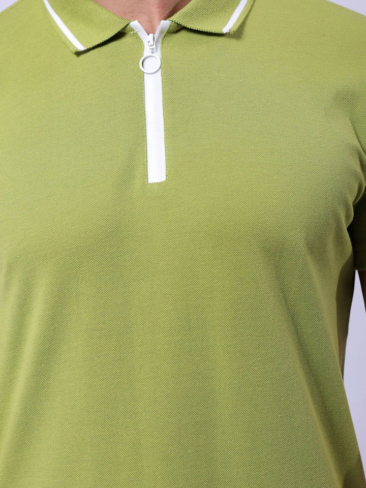 The Indian Garage Co Polo Collar Cotton T-shirt