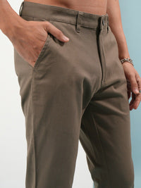 HIGHLANDER Men Soft Feel Twill Chino Trousers