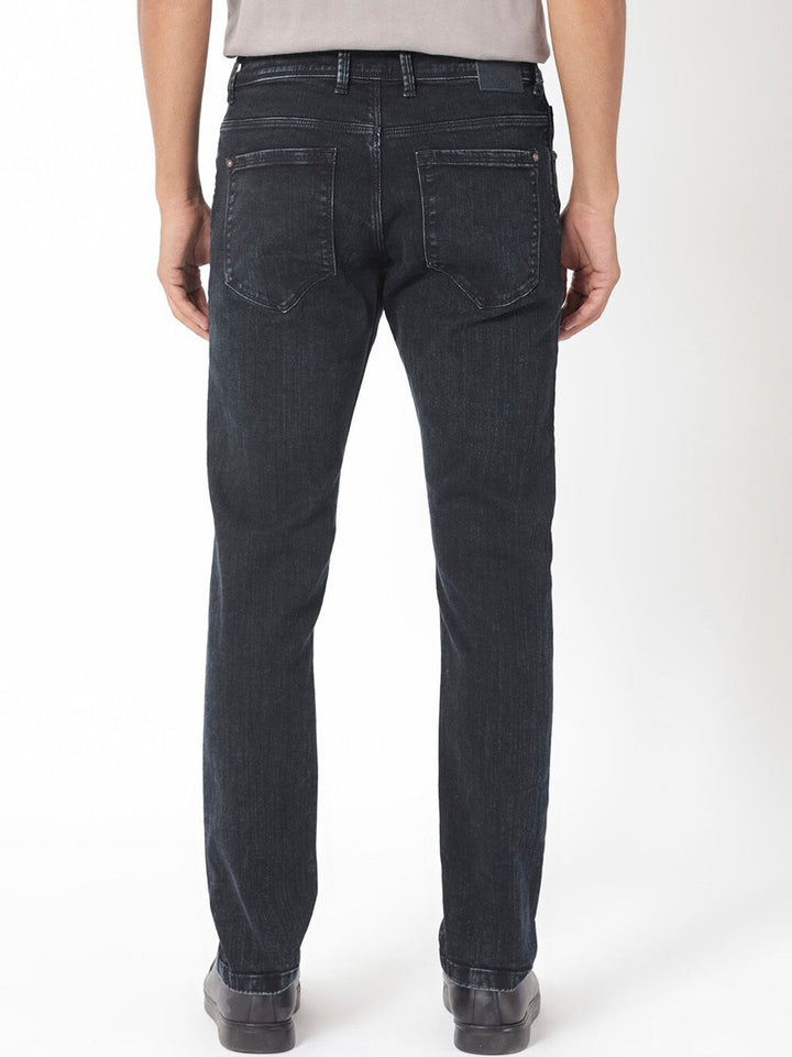 RARE RABBIT Men Anket Slim Fit Mid-Rise Stretchable Jeans