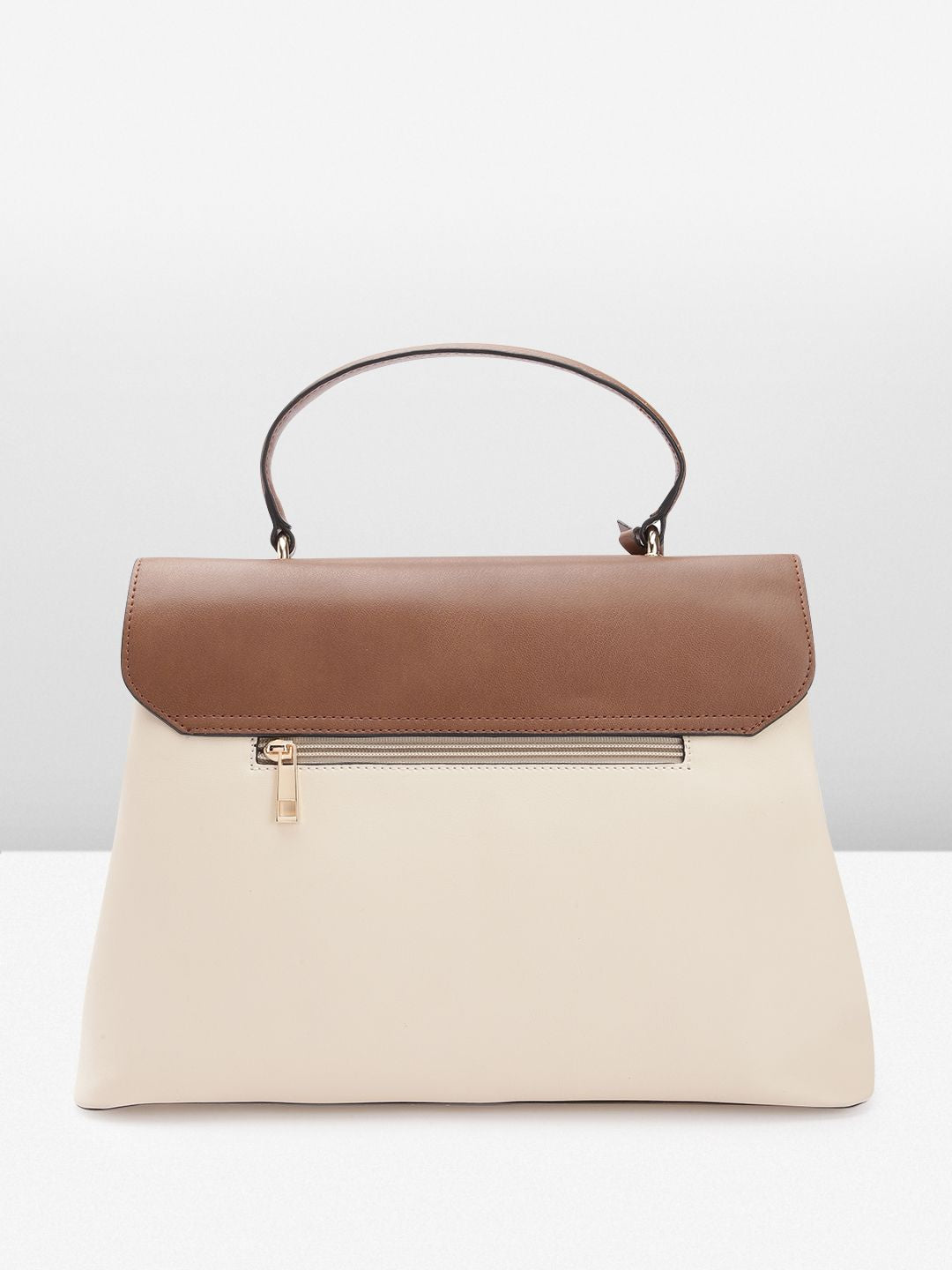 The Label Life Colourblocked Structured Satchel Bag