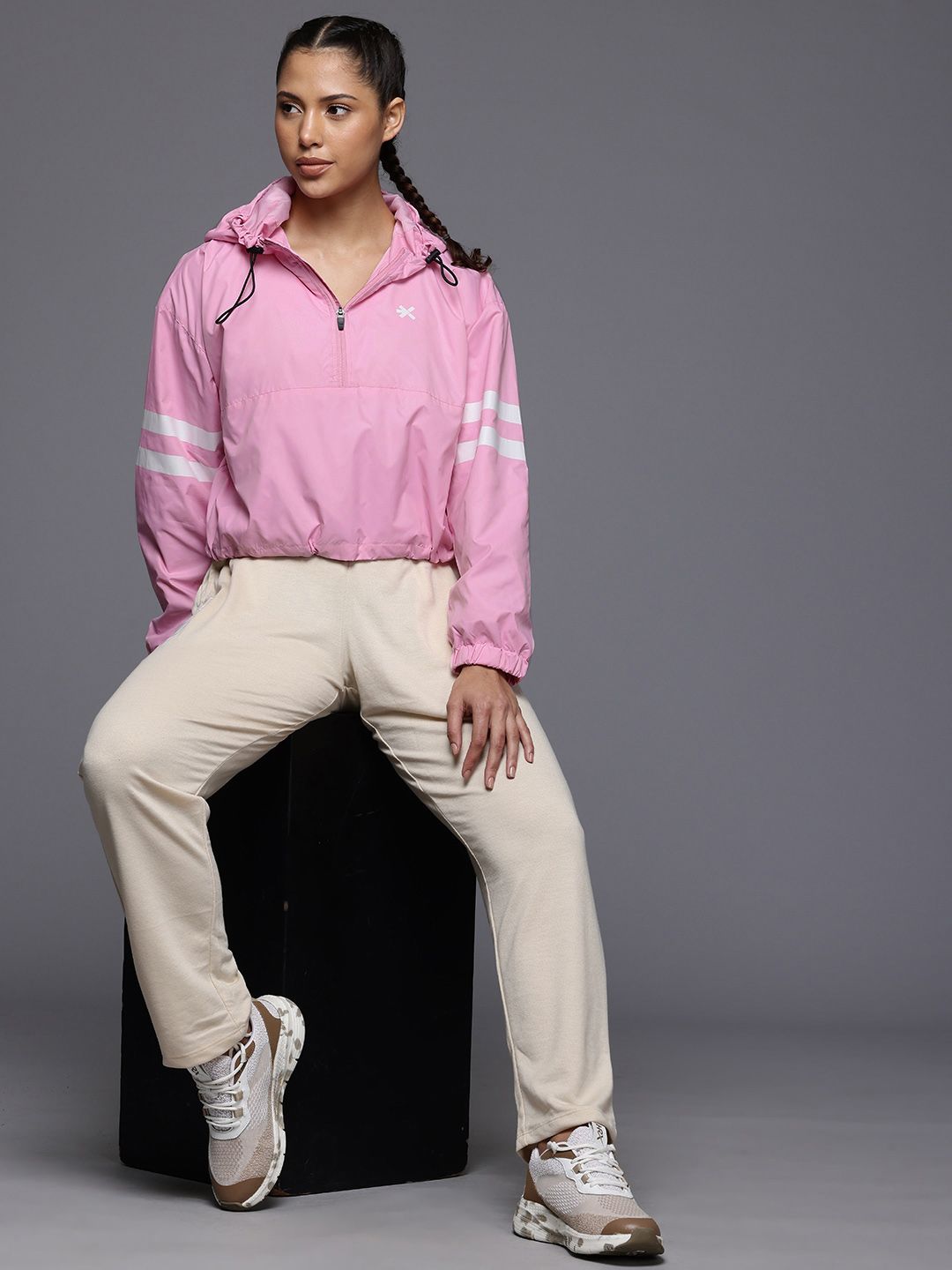HRX by Hrithik Roshan Women Brand Logo Tailored Jacket