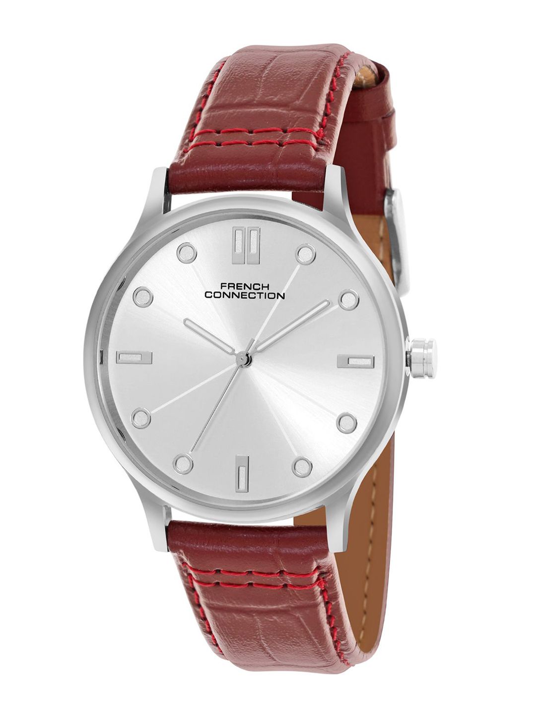 French Connection Men Dial & Around Straps Reset Time Analogue Watch FCN0148BRL