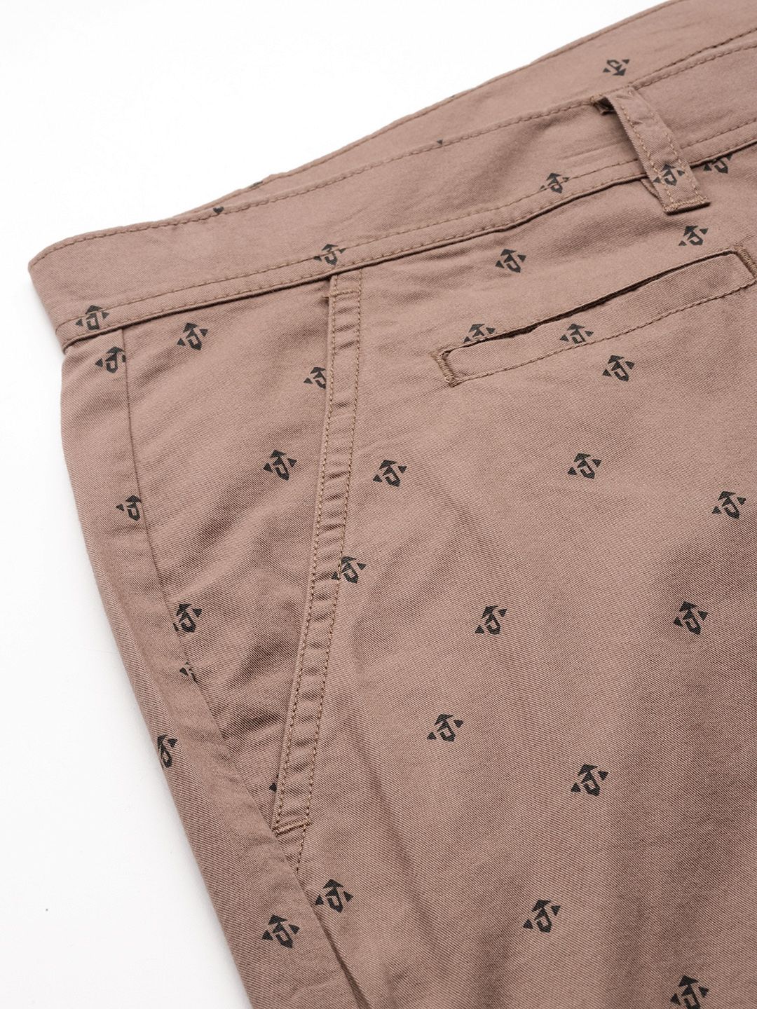 Thomas Scott Men Plus Size Regular Fit Mirco Ditsy Printed Woven Outdoor Shorts