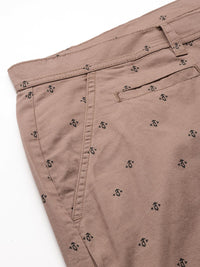 Thomas Scott Men Plus Size Regular Fit Mirco Ditsy Printed Woven Outdoor Shorts