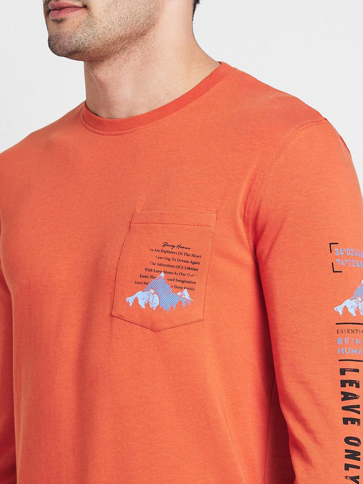 Being Human Round Neck Cotton T-shirt