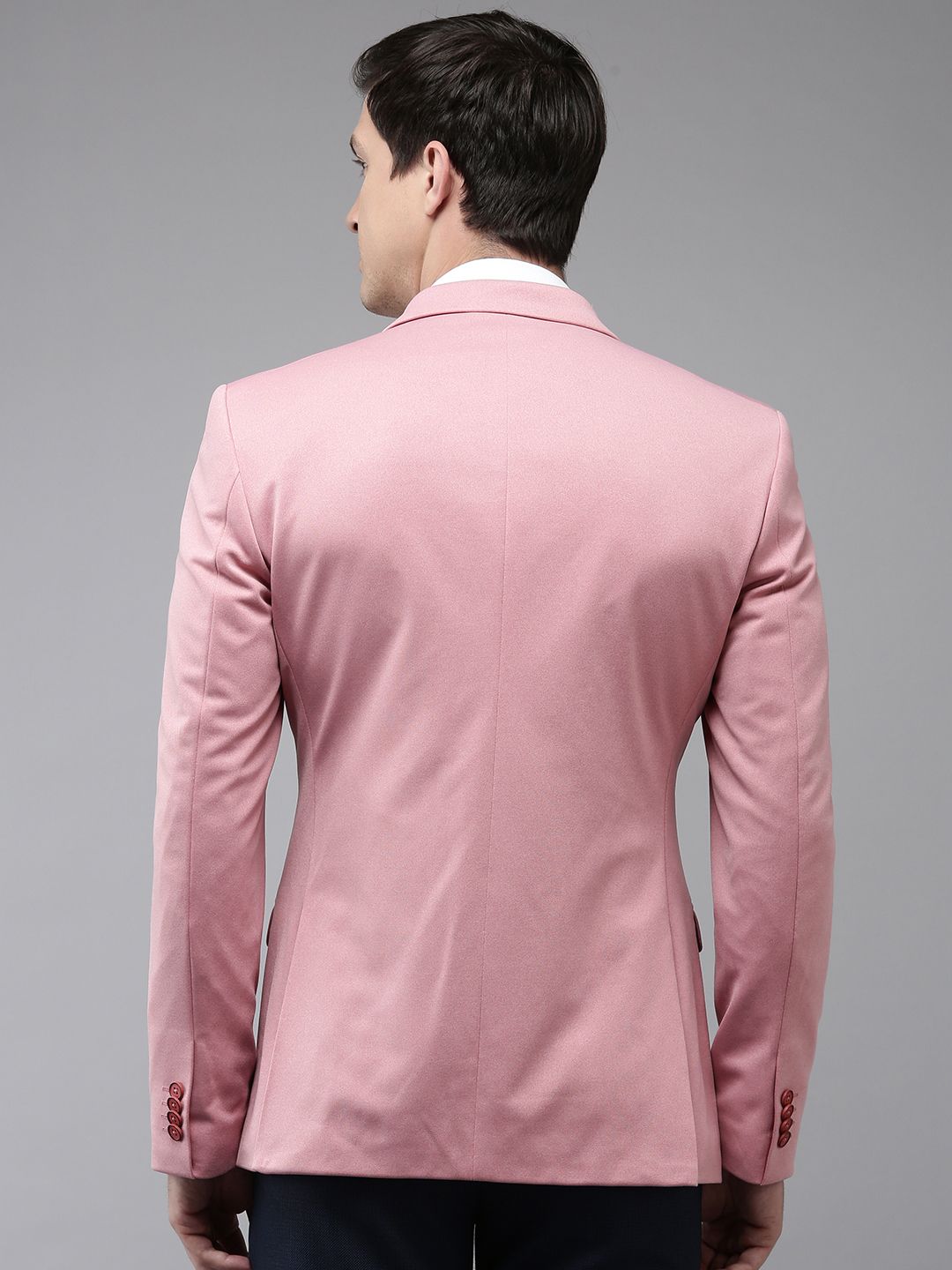 Park Avenue Self Design Single-Breasted Formal Blazers