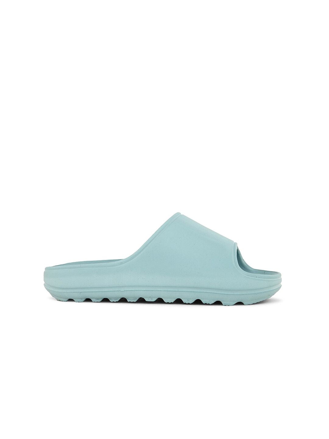 HRX by Hrithik Roshan Women Blue Rubber Sliders