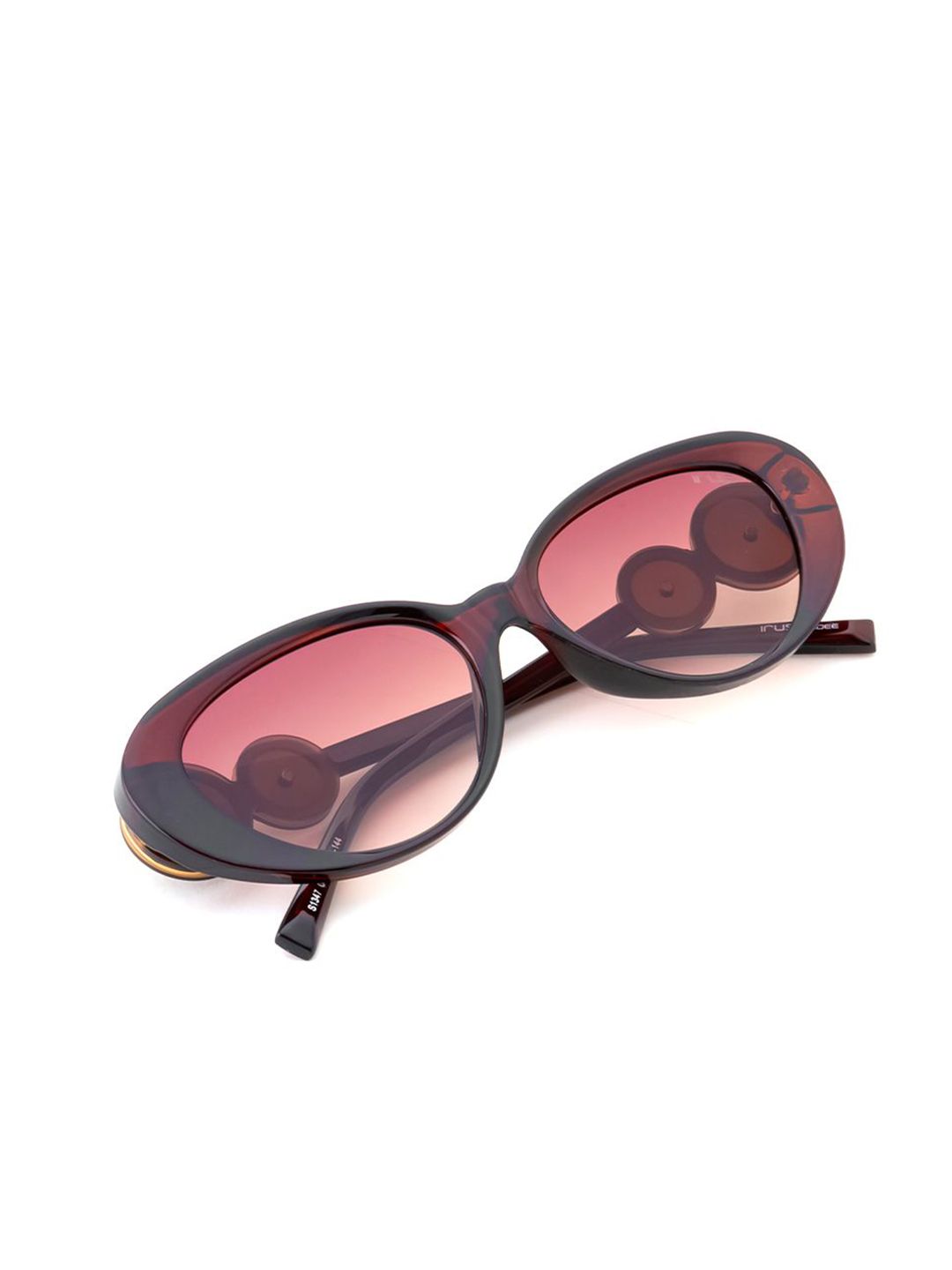 IRUS by IDEE Women Oval Sunglasses with UV Protected Lens IRS1347C2SG