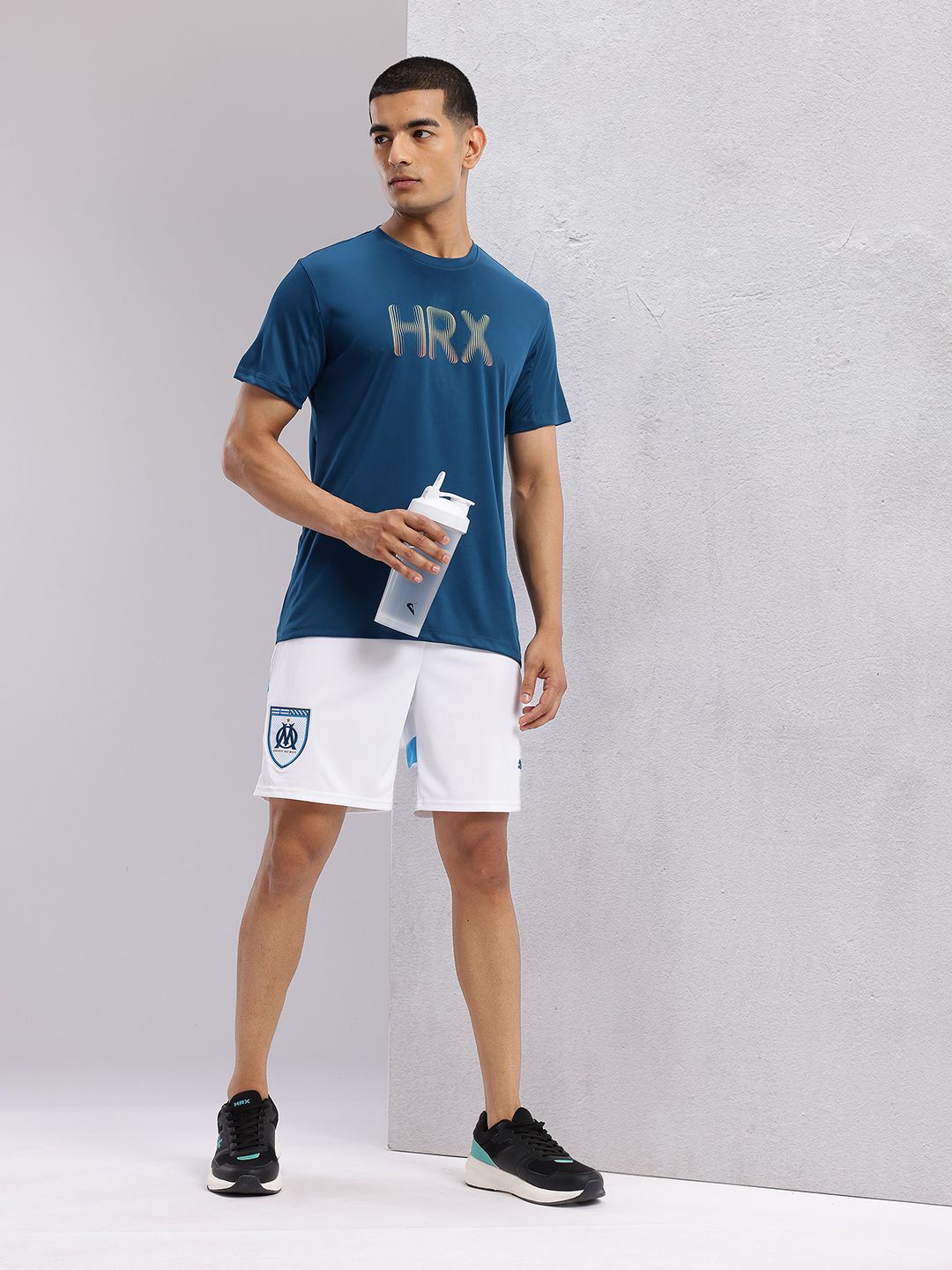 HRX by Hrithik Roshan Brand Logo Printed Rapid-Dry Training T-shirt