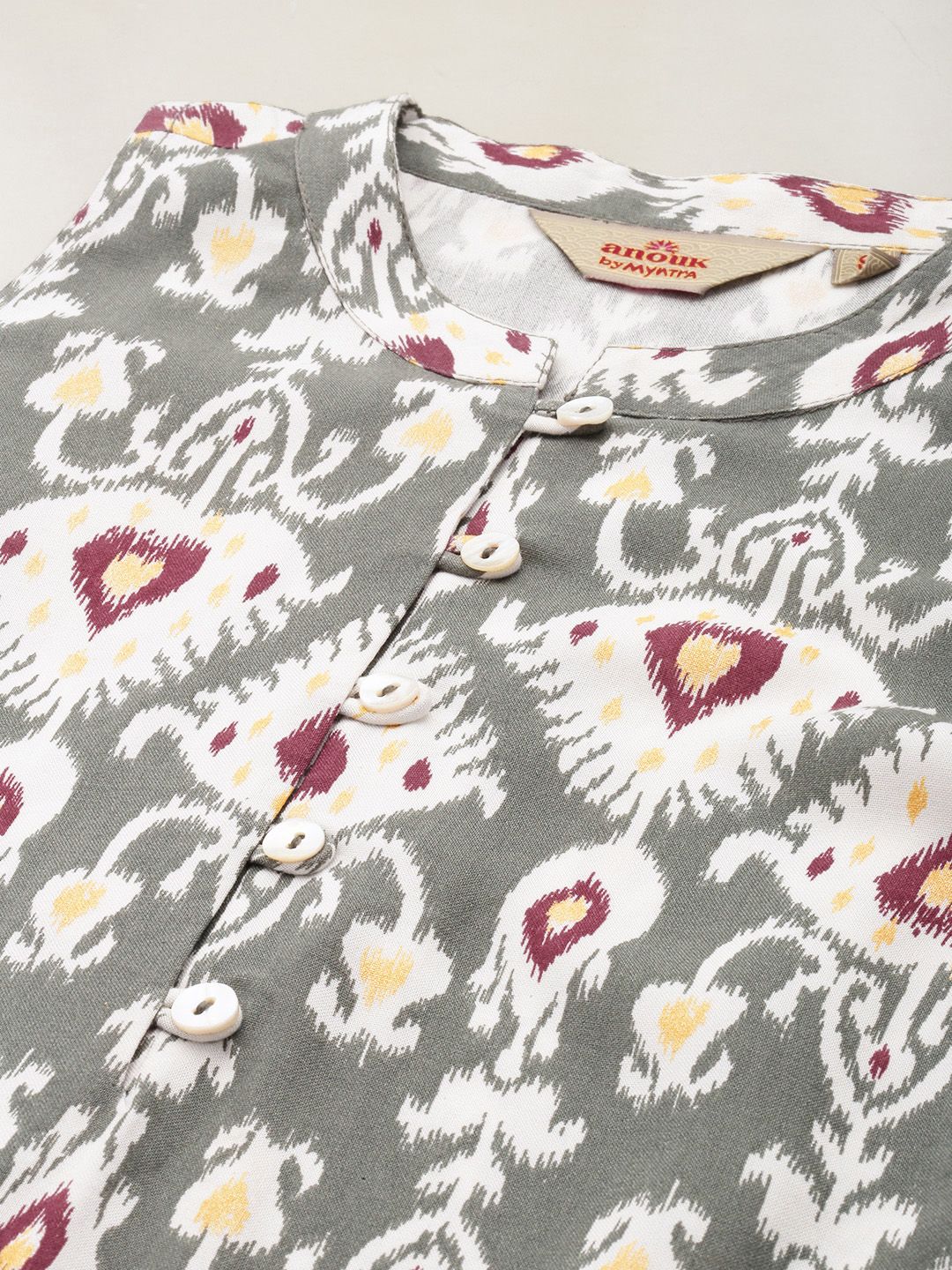 Anouk Ethnic Motifs Printed Kurta