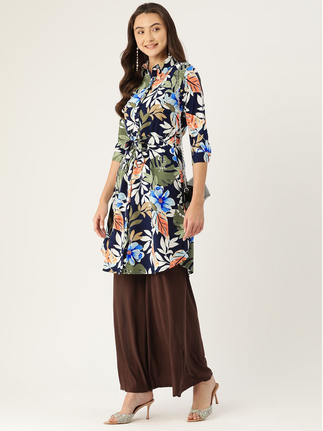 Monte Carlo Floral Printed Kurta