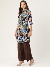 Monte Carlo Floral Printed Kurta