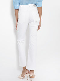 RAREISM Women Comfort Bootcut High-Rise Stretchable Jeans