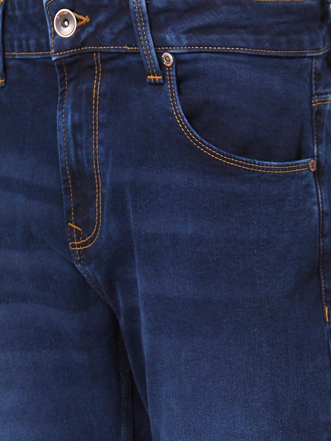 SPYKAR Men Slim Fit Narrow Light Fade Low-Rise Stretchable Jeans