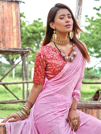 Saree mall Embellished Poly Chiffon Sarees
