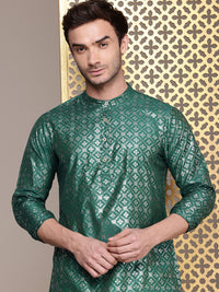 House of Pataudi Geometric Printed Jashn Kurta