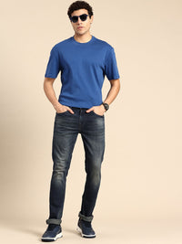Being Human Men Slim Straight Fit Heavy Fade Stretchable Jeans