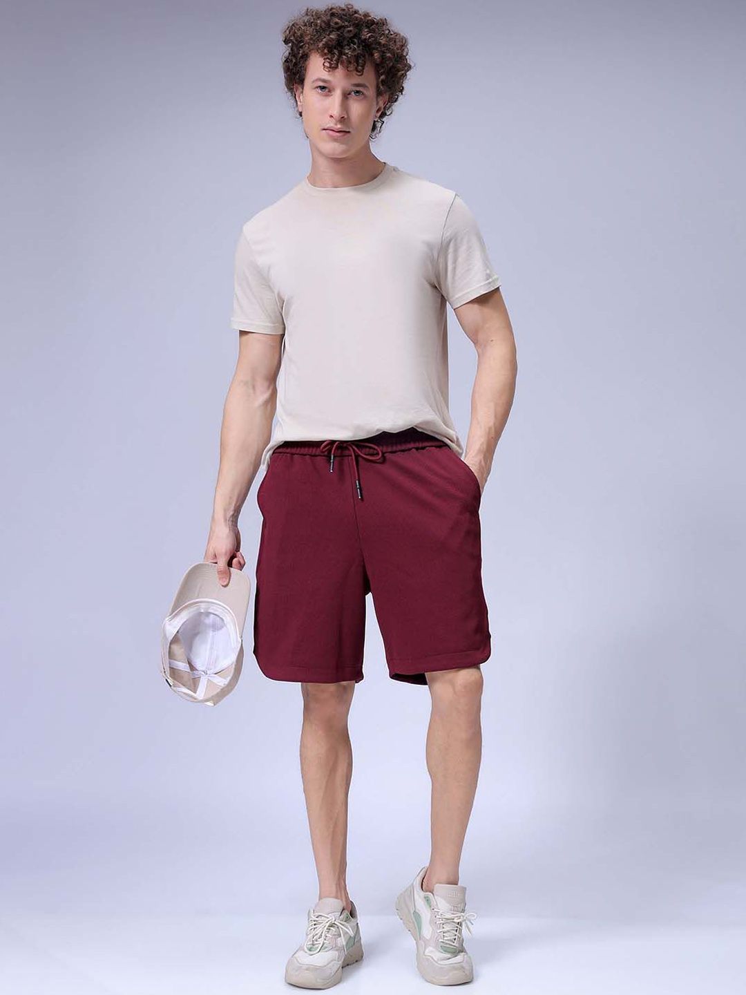 The Indian Garage Co Men Relaxed Fit Mid-Rise Shorts