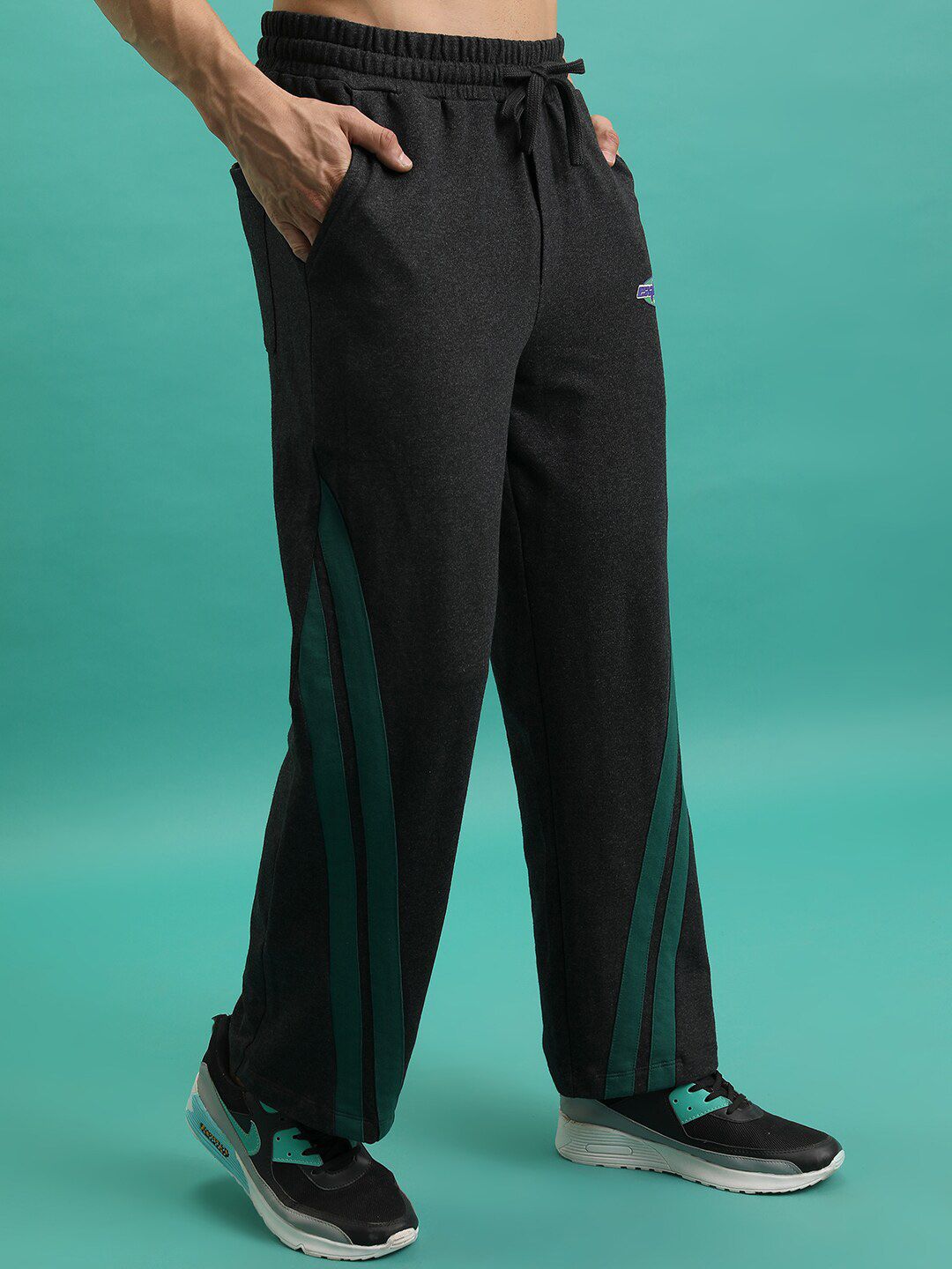 HIGHLANDER Men Relaxed Fit Training or Gym Track Pants
