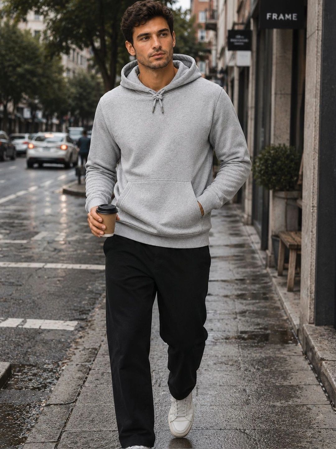 ADRO Men Hooded Sweatshirt