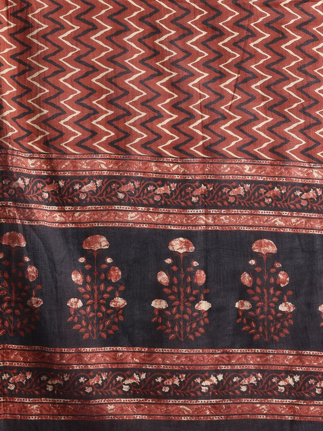 Indo Era Ethnic Motifs Printed Pure Cotton Kurta With Trousers & Dupatta