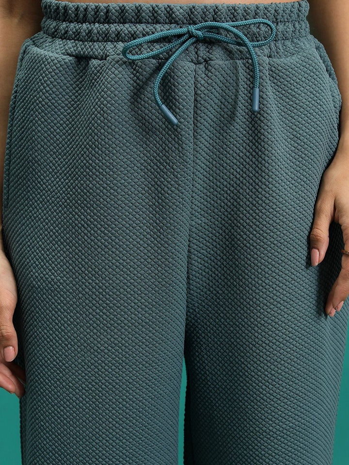 Tokyo Talkies Women  Sweatshirt With Track Pants Co-Ords