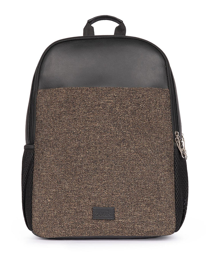 ZOUK Men Textured Water Resistance Backpack Up to 16 inch
