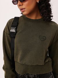 DressBerry Boxy Fit Cotton Terry Sweatshirts