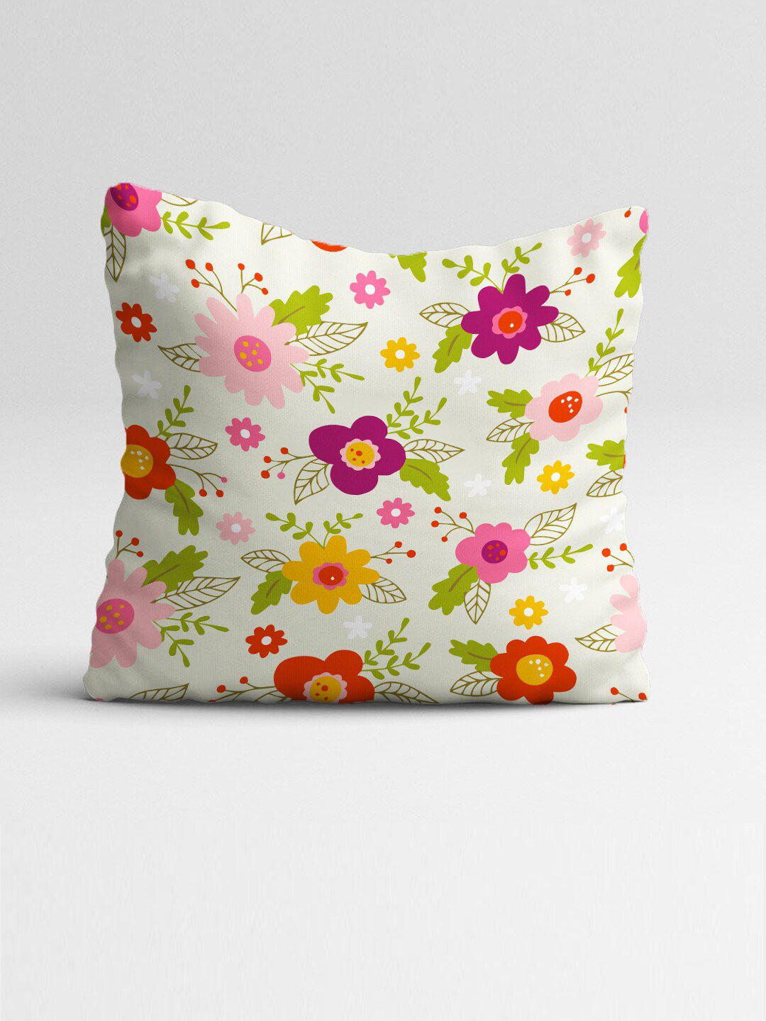 STITCHNEST Set of 2 Floral Square Cushion Covers