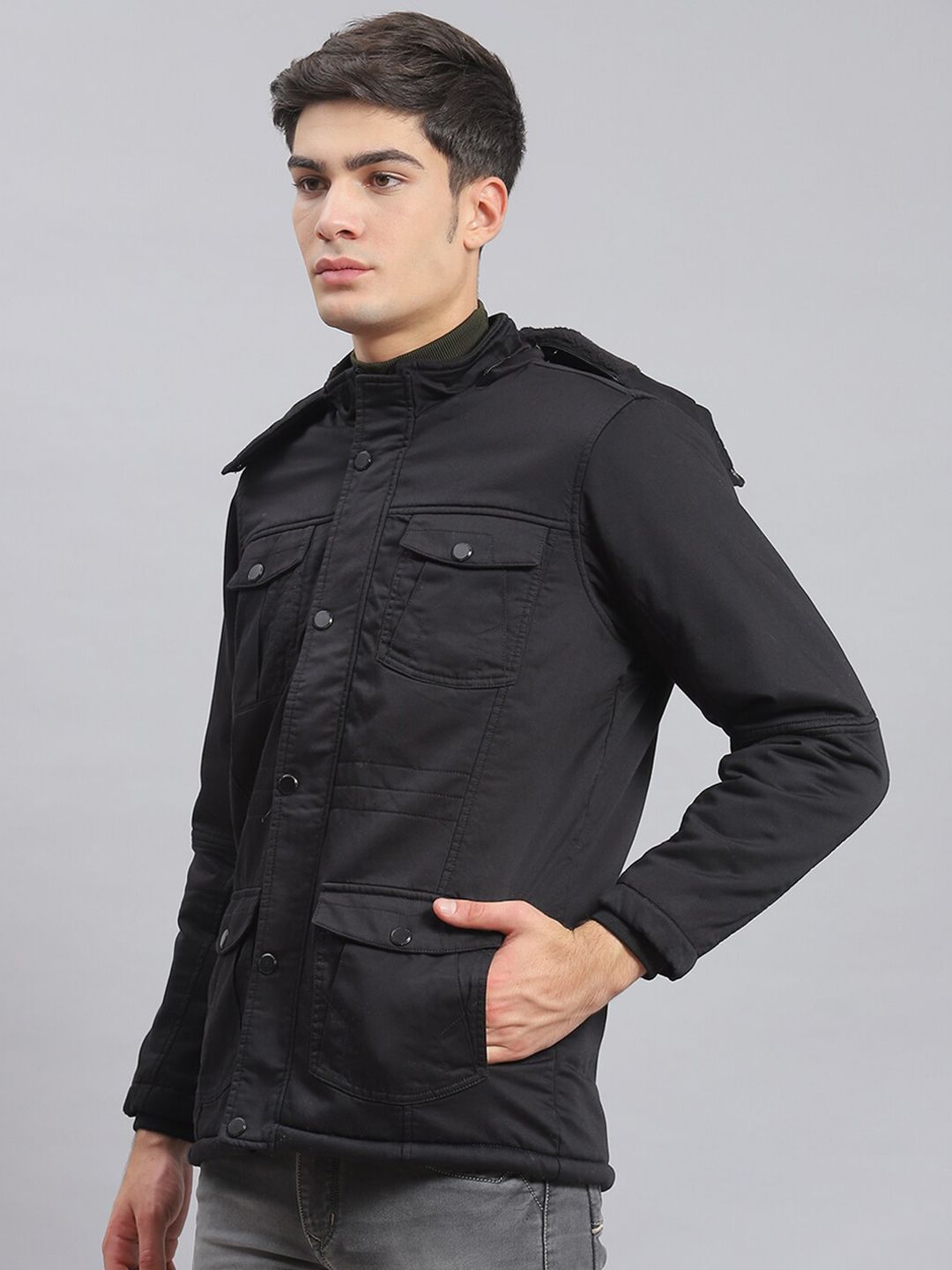 Monte Carlo Lightweight Hooded Bomber Jacket