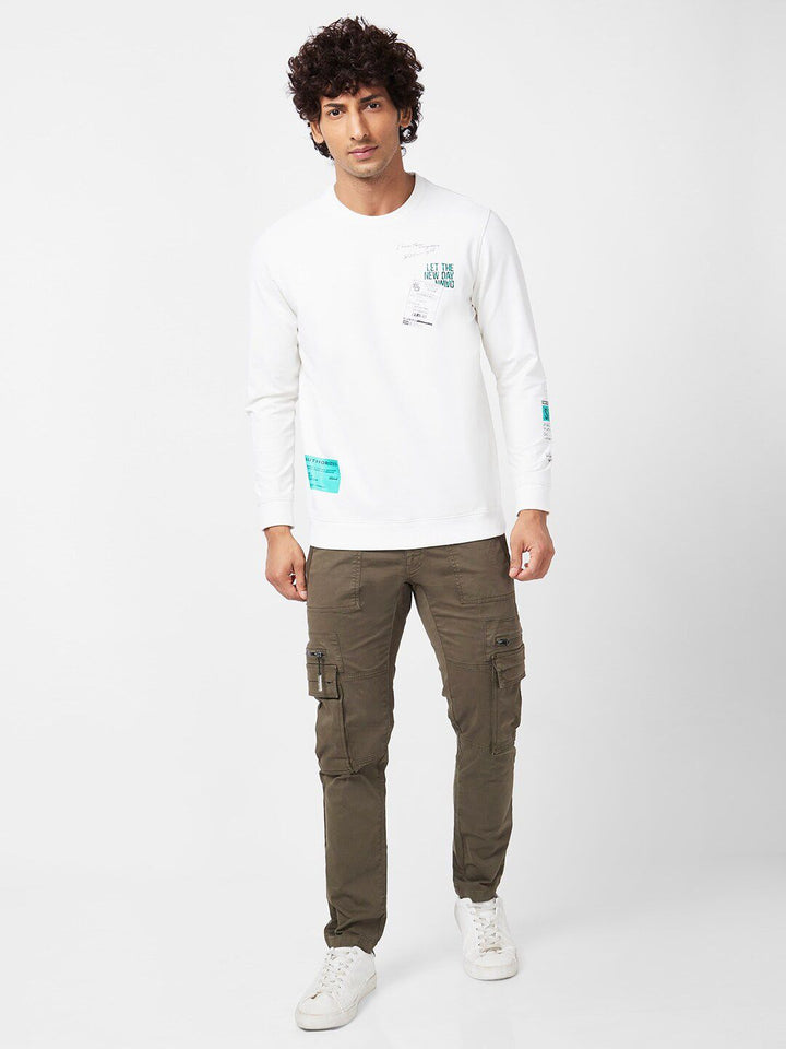 SPYKAR Round Neck Sweatshirt