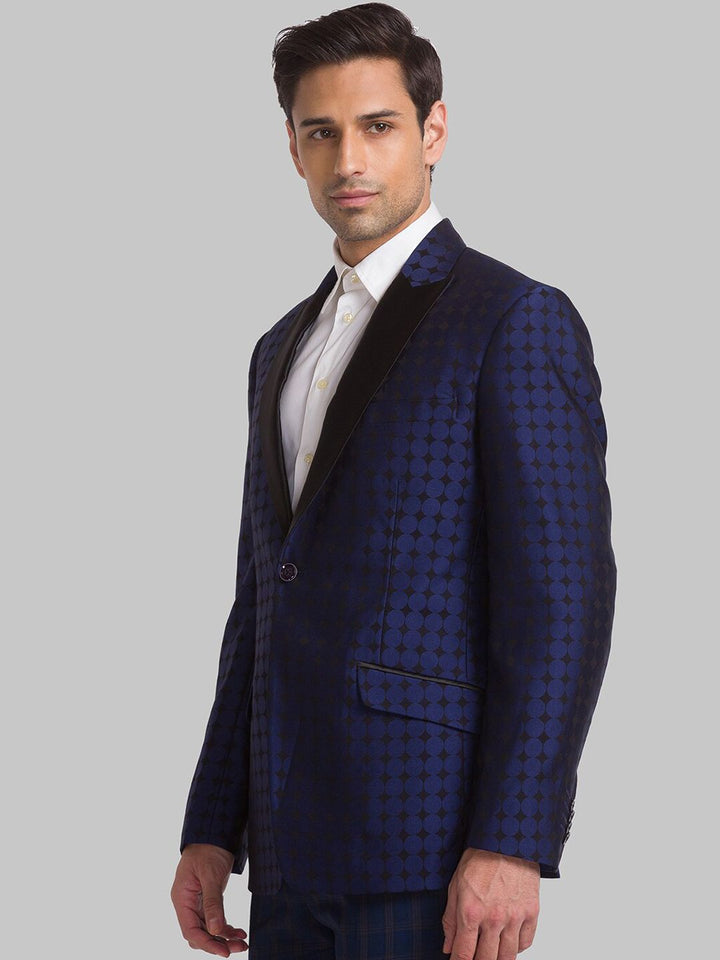 Park Avenue Men Printed Super Slim-Fit Single-Breasted Two-Piece Formal Suit