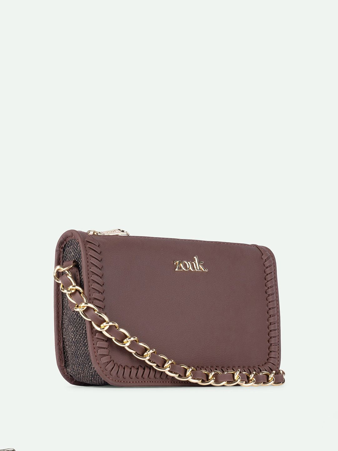 ZOUK Bristel Printed Baguette Handheld Bag